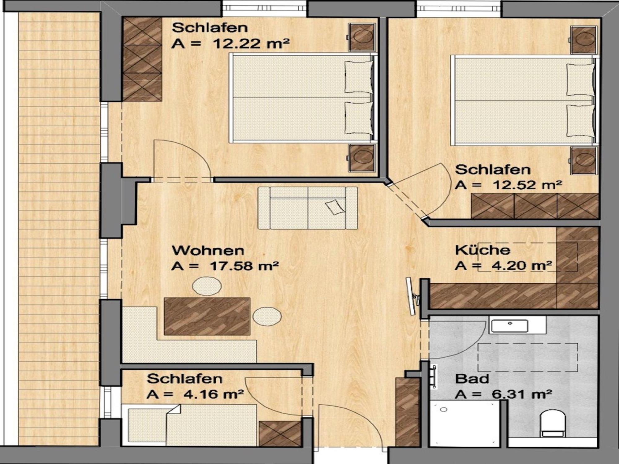 Appartement Schwaiger Scheffau am Wilden Kaiser Rom bilde